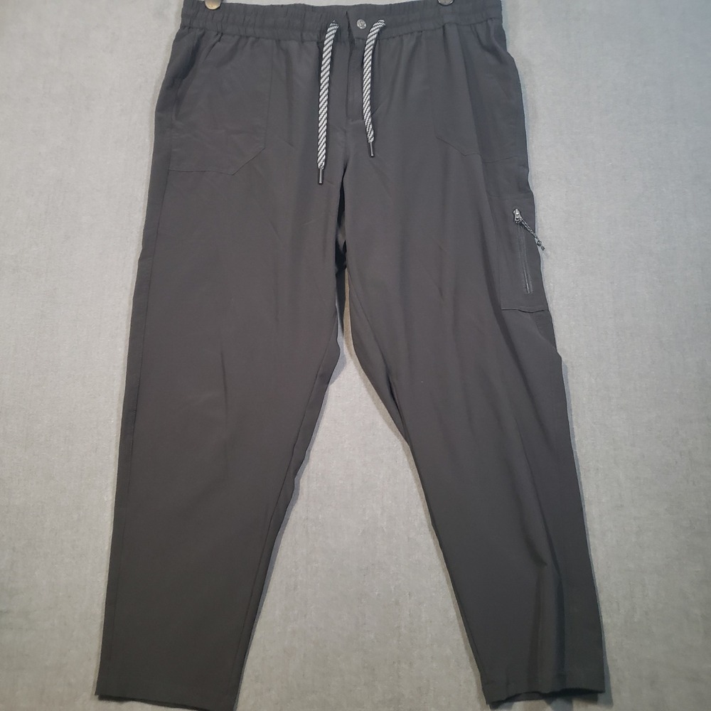 Avalanche Outdoor Supply Co Hiking Pants Mens XL Black Jogger Cargo Lightweight